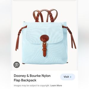 (NEW) Dooney& Bourke Nylon Flap Backpack